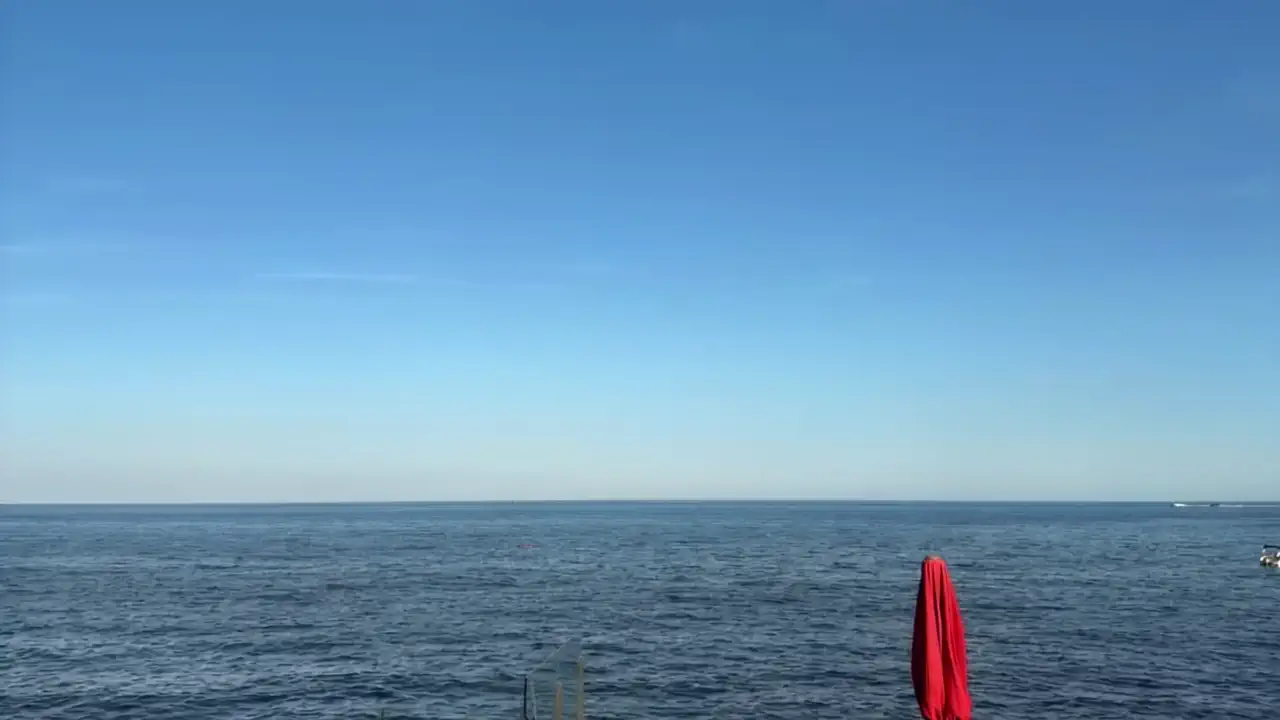 Le soleil au-dessus de la Méditerranée